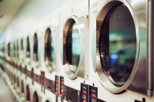 Laundry: An image of a laundry mat